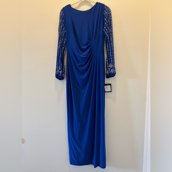 MARINA Dresses Cobalt Blue Formal Gown By Marina Size 6 Poshmark
